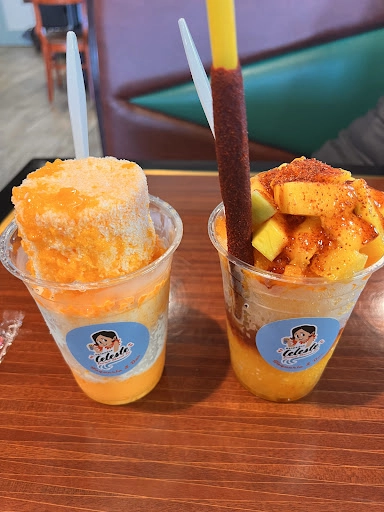 disfrutando granizados