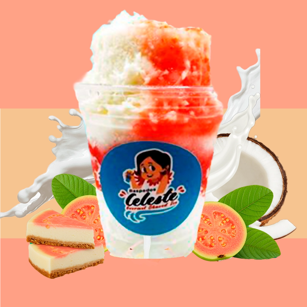 Colado de Guayaba y crema dulce casera background