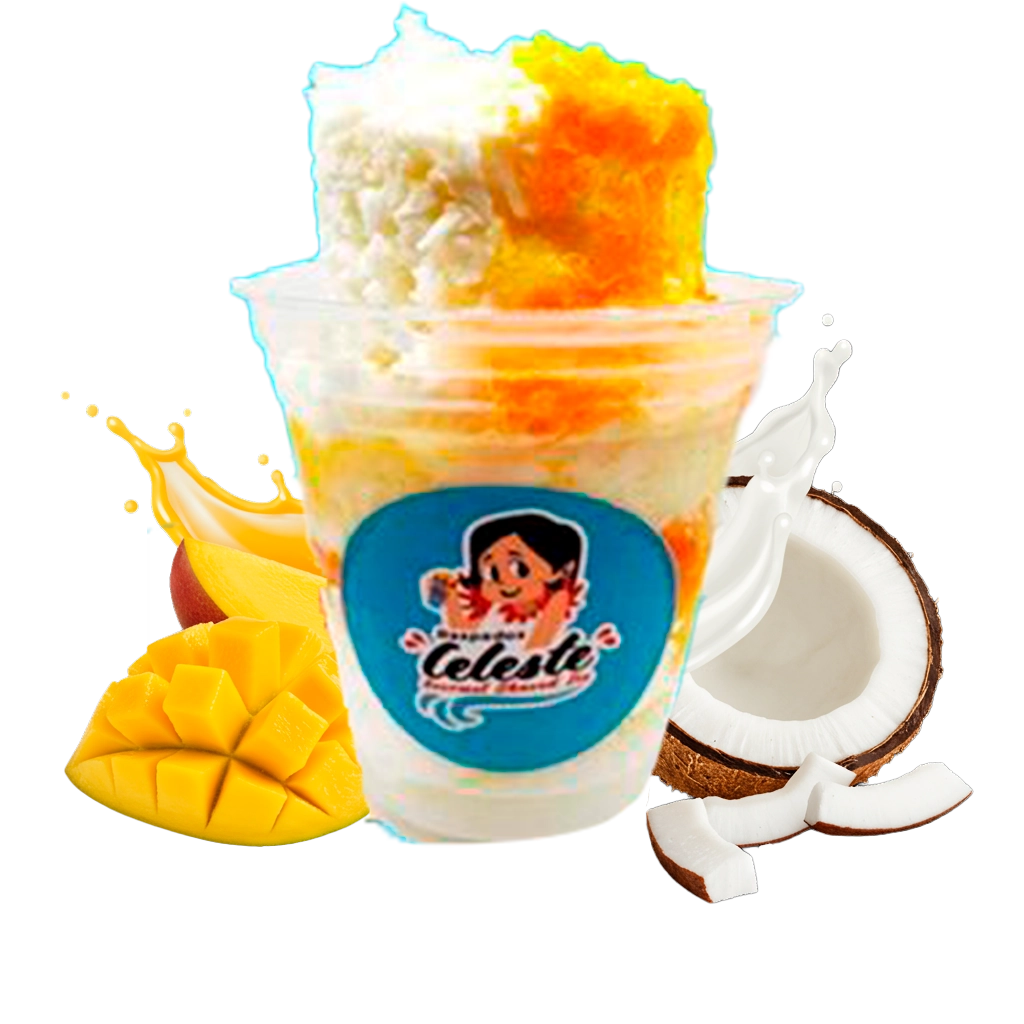 Colado de Mango y crema dulce casera