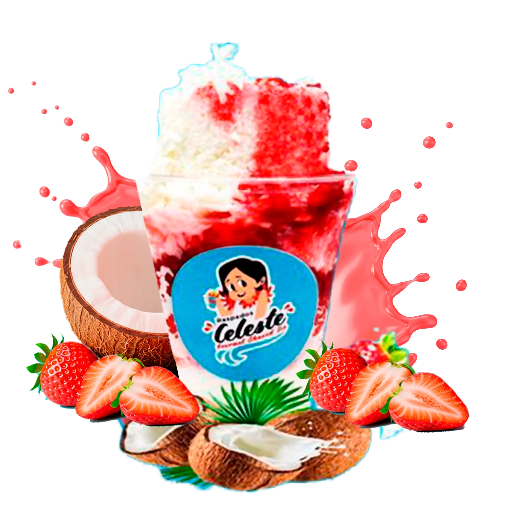 Colado de Fresa y crema dulce casera