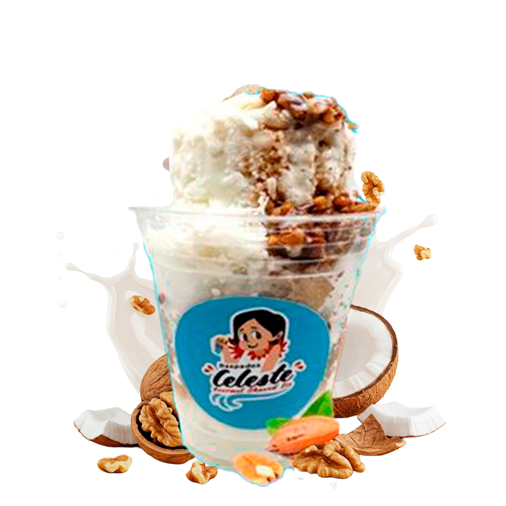 Colado de Nuez y crema dulce casera