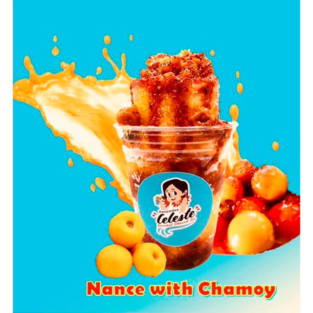 Nance con Chamoy background